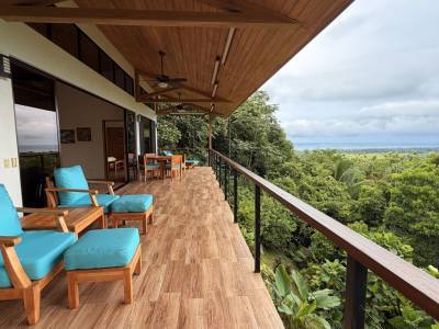 A Private Tropical Haven with Two Ocean-View Homes near Manuel Antonio